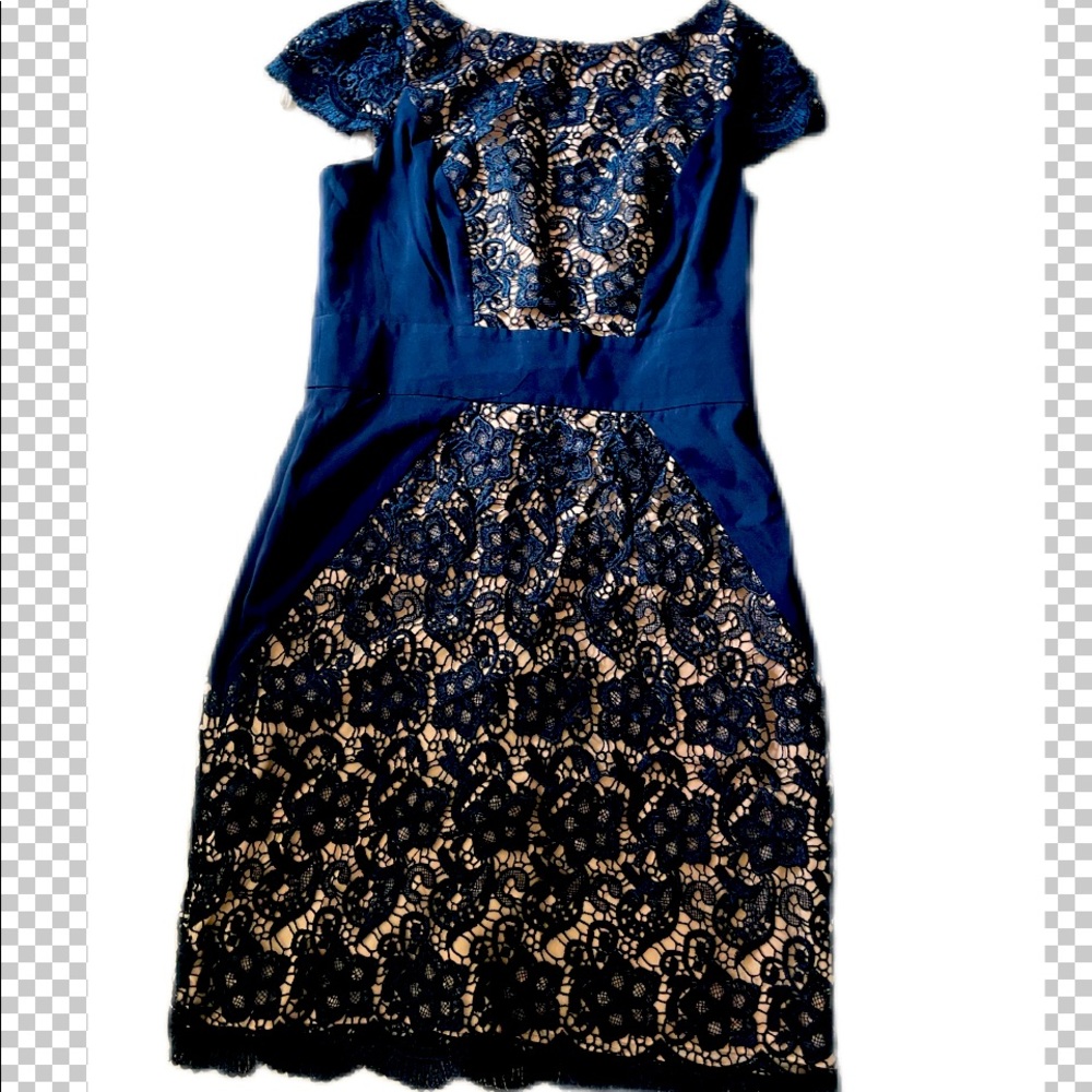 Beautiful Lace in Navy & Black
